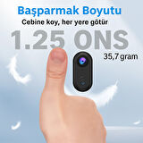 Ultra Kompakt 4K Aksiyon Kamerası – Su Geçirmez, Yüksek Çözünürlüklü Kayıt Ultra HD Mini Kamera