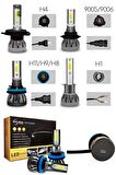 Slim Led Xenon Şimşek Etkili Mini Beyaz H11 Kapak Kapanma Garantili