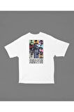 Charles Leclers Formula 1 Baskılı Unisex Tişört, Oversize Tişört