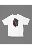 Tasarım Spider-Man Baskılı Unisex Tişört, Oversize Marvel Örümcek Adam Tişört