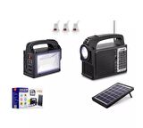 NNS NS8139LS BT Bluetooth Speaker FM Radyo Solar Lamba