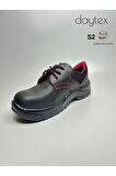Dip S2 çelik burunlu bağcıklı kaymaz taban antistatik iş ayakkabısı