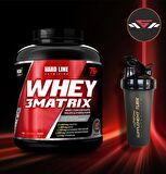 Hardline Whey 3Matrix 2300 Gr - ÇİLEK& ST Shaker Hediye