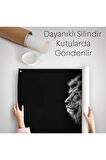 Aslan Dekoratif Kanvas Duvar Örtüsü-Halısı 1153