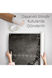 Mavi Gözlü Leopar Dekoratif Kanvas Duvar Örtüsü-Halısı 1162