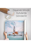 Kız Kulesi Yağlıboya Görünüm Dekoratif Kanvas Duvar Örtüsü-Halısı-3587