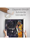 Kobe Bryant Invincible Black Mamba Kanvas Duvar Örtüsü-Halısı-5086