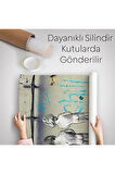 Bansky Çöp Kutusuna İşeyen Çocuklar Duvar Örtüsü - Halısı / Hayat Kısa-5115