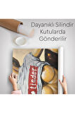 Kadın Yağlıboya Görünümlü Duvar Örtüsü - Halısı-5119