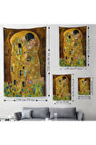 Gustav Klimt'in The Kiss İsimli Eseri Duvar Örtüsü - Halısı-5128