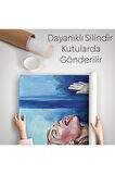 Camı Yalayan Kadın Duvar Örtüsü - Halısı-5130