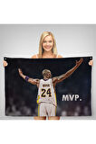 Kobe Bryant Los Angeles Lakers Kanvas Duvar Örtüsü-Halısı / Black Mamba-5152