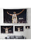 Kobe Bryant Los Angeles Lakers Kanvas Duvar Örtüsü-Halısı / Black Mamba-5152