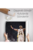 Kobe Bryant Los Angeles Lakers Kanvas Duvar Örtüsü-Halısı / Black Mamba-5152