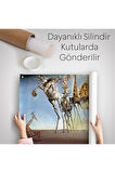 Salvador Dali - The Temptation of St. Anthony Kanvas Duvar Örtüsü-Halısı-5162