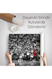 Michael Jordan Üçlük Şutu Kanvas Duvar Örtüsü-Halısı-5171