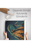Ahtapot Duvar Sanatı, Duvar Örtüsü - Halısı-5207