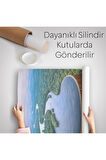 Gerçeküstü Bir Kütüphane Duvar Örtüsü - Halısı, Çalışma Odası Hediyesi -5209