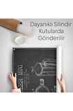 1951 tarihli Bardağı Patent Çizimi Dekoratif Duvar Örtüsü - Halısı-5213