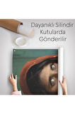 Afgan Kızı Ünlü Fotoğrafçı Steve Mccurry National Geographic Duvar Örtüsü - Halısı-5217