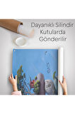 Sahilde Renkli Denge Taşları, Meditasyon, Yoga, Spiritüel Baskı Duvar Örtüsü - Halısı-5239