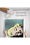 Marilyn Monroe Sarı Saçlı Kadın Modern Duvar Sanatı Duvar Örtüsü - Halısı-5251