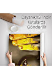 Siyahİ Kadın Baskılı Afrikalı Kadın Duvar Örtüsü - Halısı-5264