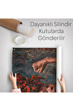 Güçlü Siyah Kadın, Hippi Tarzı Kızlar Güç Feminist Duvar Örtüsü - Halısı-5273