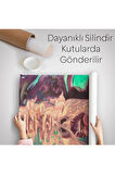 Su Altında Kadın Duvar Halısı Sualtı Yağlıboya Duvar Örtüsü Efektli Duvar Örtüsü Halısı 5280