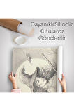 Şabat'a Cadı Uçuşu, Vintage Cadılar Bayramı, Wiccan Tuhaflıkları Duvar Örtüsü - Halısı-5284