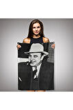 Ünlü Sabıka Fotoğrafı, Ünlü Mafya Patronu, Al Capone Duvar Örtüsü - Halısı-5292