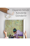Vazo Yerleştiren Kız Osman Hamdi Bey Duvar Örtüsü - Halısı-5295