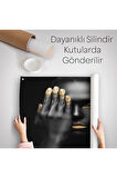 Afrikalı Kadın Kanvas Duvar Örtüsü-Halısı, Afrikalı Kadın Duvar Sanatı, Afrikalı Kız Kanvas-5329