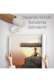 Güçlü Karınca Kanvas Duvar Sanatı, Ağacı Kaldıran Karınca, Motivasyon Duvar Örtüsü-Halısı-5397