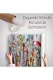 Suluboya Dijital Baskı Kanvas Duvar Örtüsü-Halısı-5872