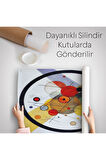 Soyut Temalı Kanvas Duvar Örtüsü-Halısı-5882