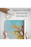 Yağlıboya Çiçek Sanatı Duvar Örtüsü - Halısı-5927