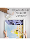 İtalya Şehir Manzarası Yağlıboya Görünüm Dekoratif Duvar Örtüsü - Halısı-5933