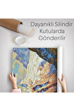 Soçhi Nehri Rusya Yağlıboya Görünüm Dekoratif Duvar Örtüsü - Halısı-5935