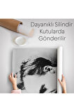 Friedrich Nietzsche Siyah Beyaz Dekoratif Duvar Örtüsü - Halısı-5963