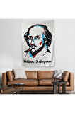 William Shakespeare Dekoratif Duvar Örtüsü - Halısı-5968