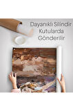 Bisiklete Binen Beyaz Elbiseli Kız Duvar Örtüsü - Halısı-6007