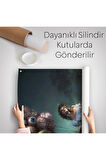 Süerreal Kadın Buhran Duvar Örtüsü - Halısı-6010