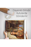Kinuko Yamabe Craft Mısırlı Kadın Çalışması Kanvas Duvar Örtüsü - Halısı-6047