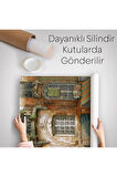 Le Petıt Bıstro Kanvas Duvar Örtüsü - Halısı-6062