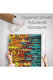 Renkli Sarmaşık Duvar Örtüsü - Halısı-6101