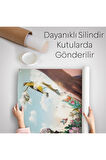 Kadının İçindeki Çiçek Bahçesi Dekoratif Duvar Örtüsü - Halısı-6152