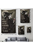 İn a World Full Of Princsses Be a Witch Prensesle Dolu Bir Dünyada Cadı Ol Duvar Örtüsü Halısı 6176