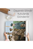 Atatürk Silah Arkadaşları İle Cephede Dekoratif Duvar Örtüsü - Halısı-6211