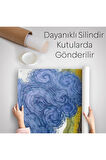 Vincent van Gogh'un Renkli Tasviri Duvar Örtüsü - Halısı-6224